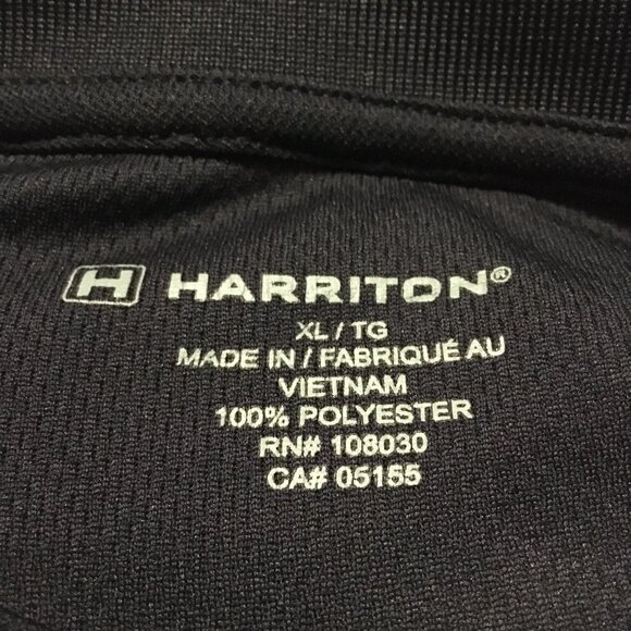 General Electric Retro Technician Harriton Bluish Black Polo Tee - Picture 11 of 16